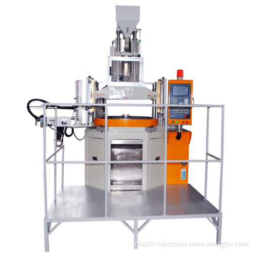 Vertical injection machine for fasten parts